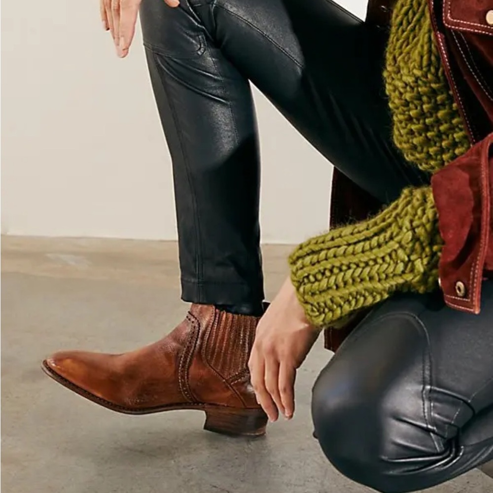 BED|STU Brown Leather Bleecker Chelsea Boots